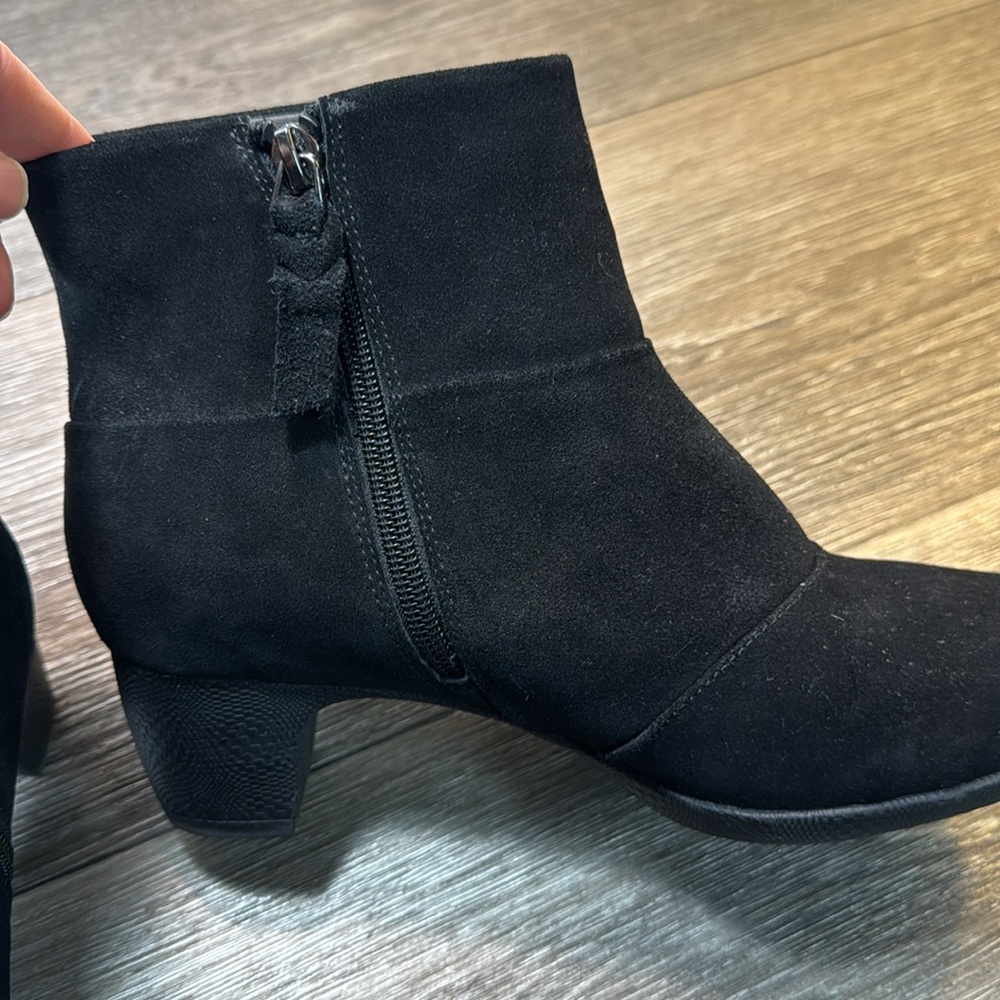Softwalk suede leather boots woman’s size 7.5 (d175) - Picture 6 of 10
